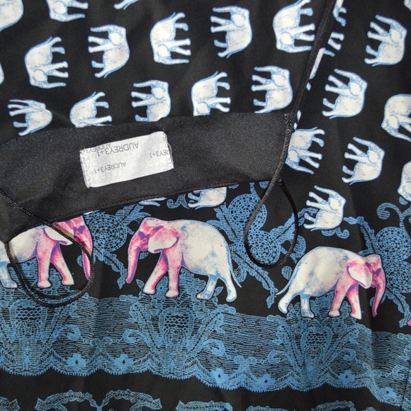 Audrey 3+1 Print Dress Sz S - Picture 2 of 3